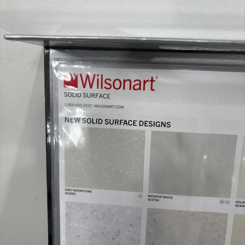 Wilsonart Solid Surface Sample Kit Box Of‎ 69 2x2 Tiles Multicolor